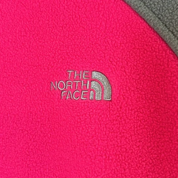 North face Women’s Pink /Gray Denali Zip Fleece Size XL GUC - Picture 7 of 7
